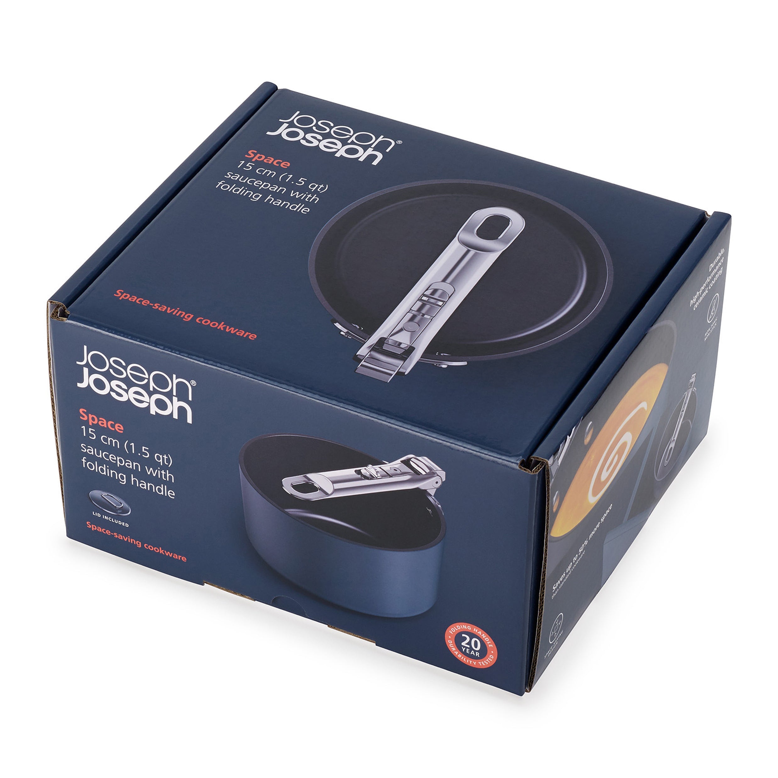 Joseph Joseph Space Kookpan met Deksel - Ã 19 cm