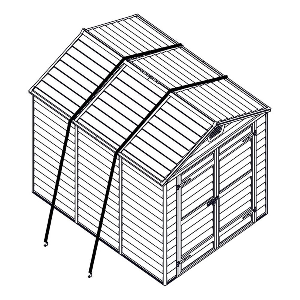 ANKERSETT CANOPIA BY PALRAM TIL DRIVHUS