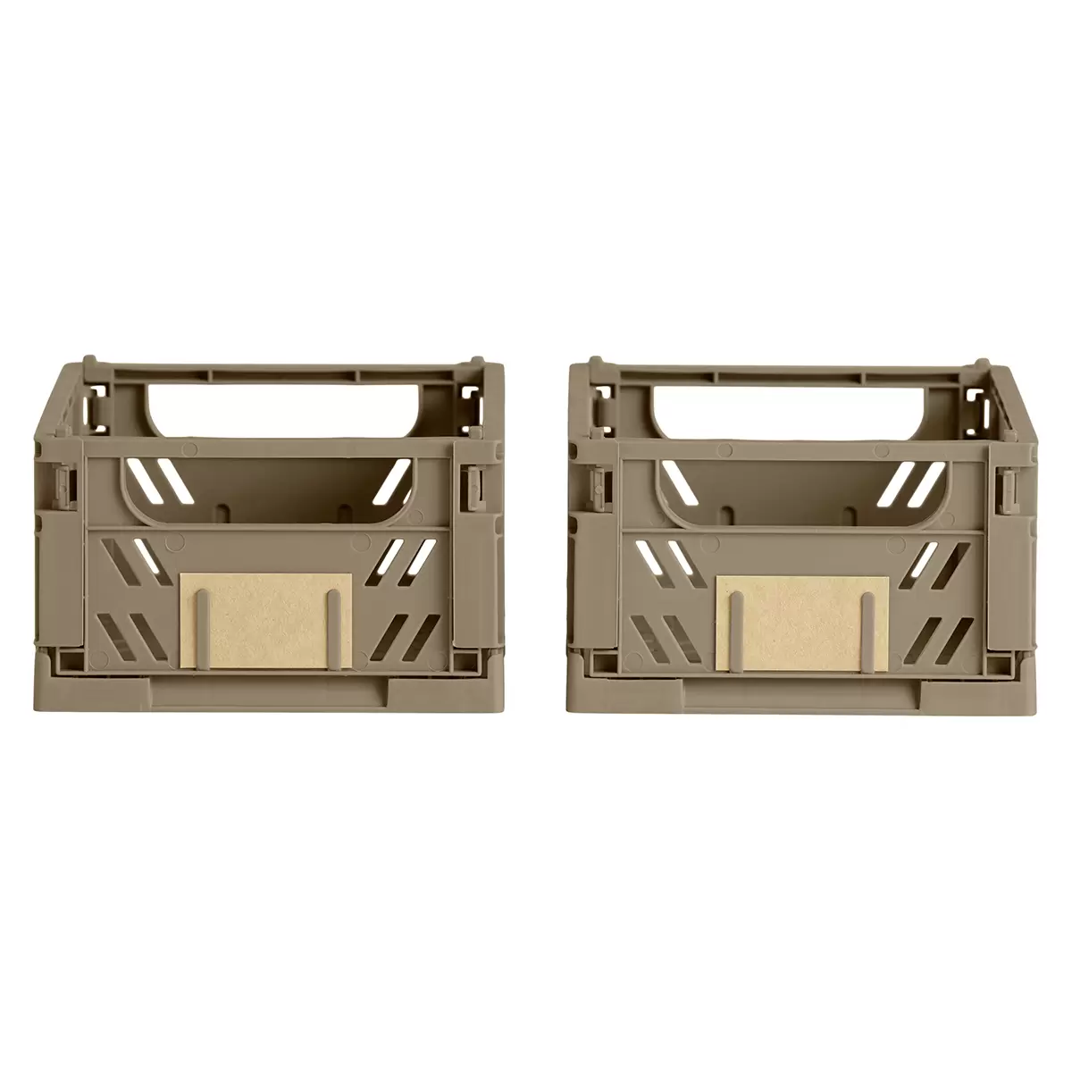 Aufbewahrungsbox faltbar S set SCHOU Beige