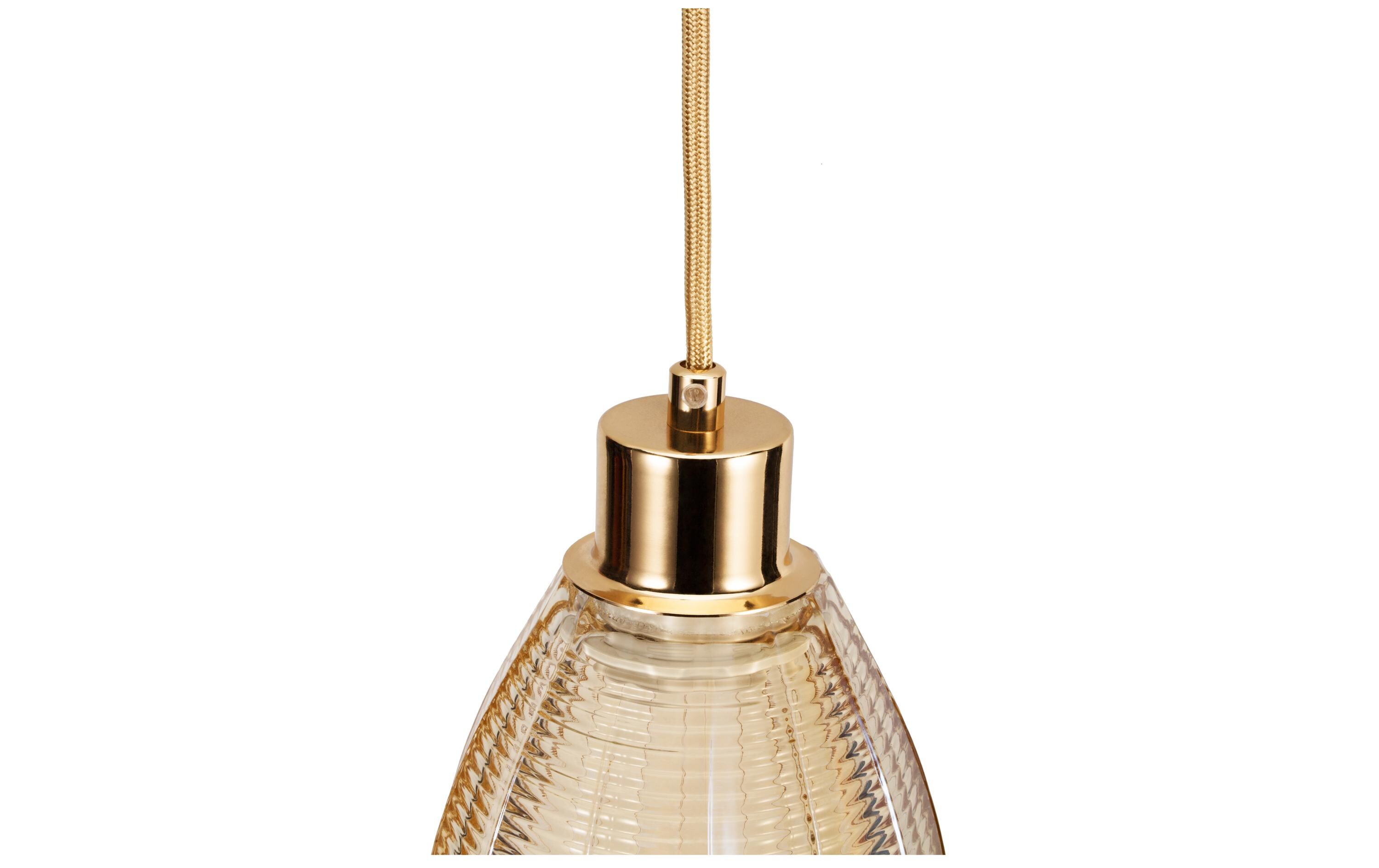 Pendelleuchte Gleaming Gold 1x E27, Gold / MessingLampen