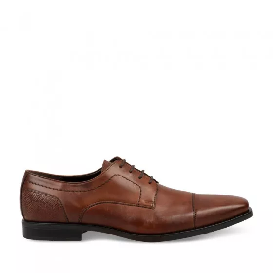 Derbies MARRON B-BLAKE CUIR
