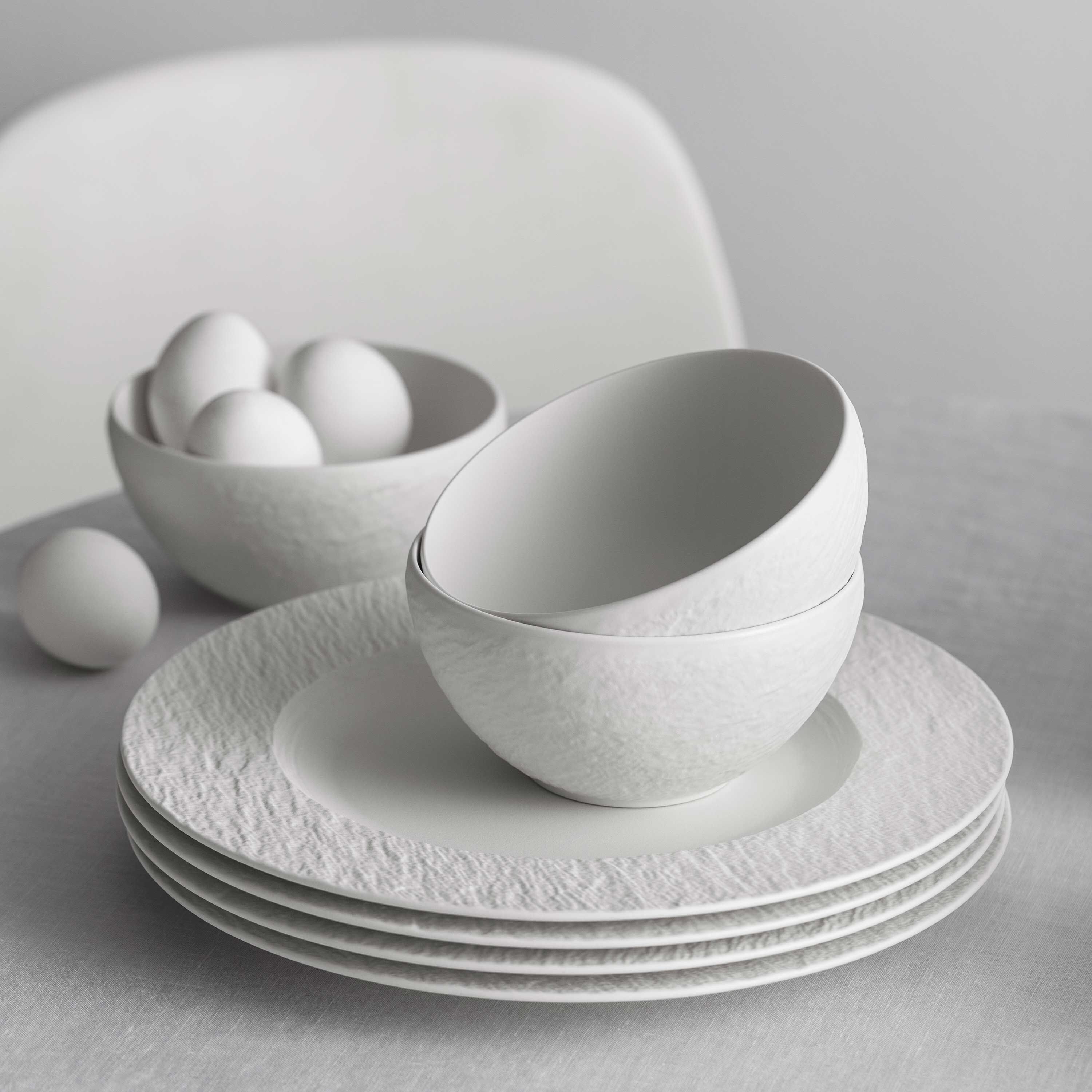 Manufacture Starter set White, Premium Porcelain