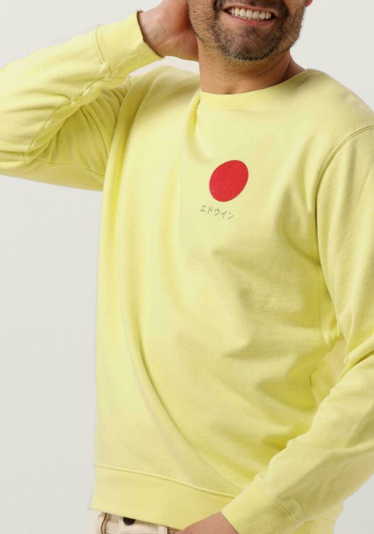 EDWIN gele edwin t-shirt japanese sun supply ts single jersey