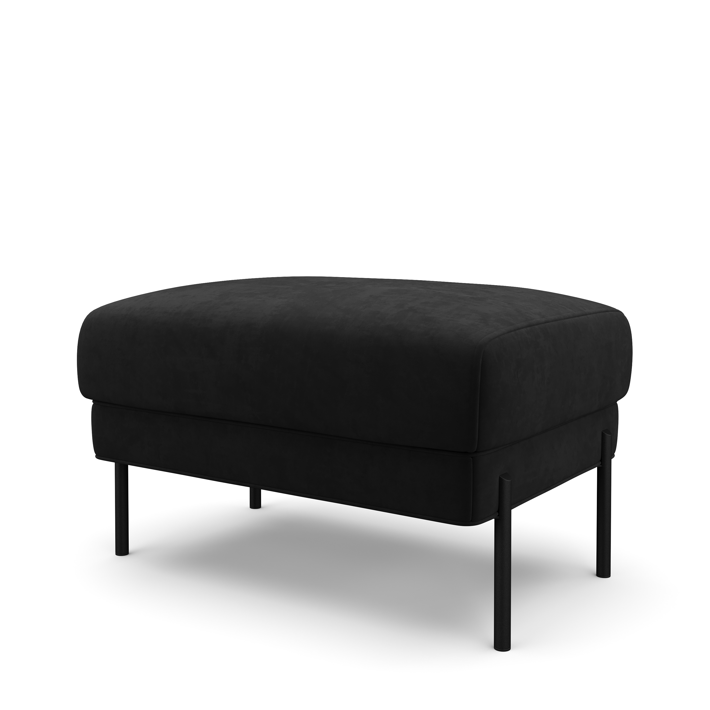 Sofa Set Samt ATTILA schwarz