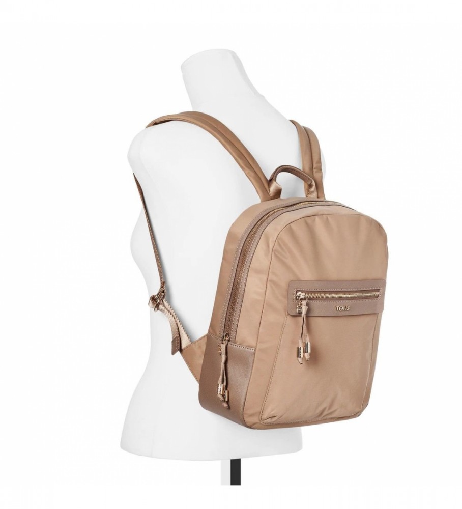 Tous Mochila Brunock Chain Top bege