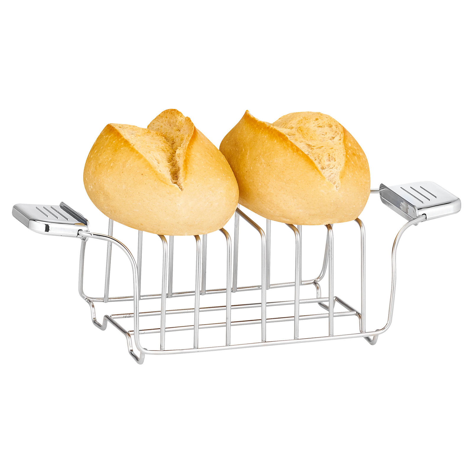 PROFICOOK 2 Scheiben-Toaster - rot-Edelstahl - mit Krümelschublade