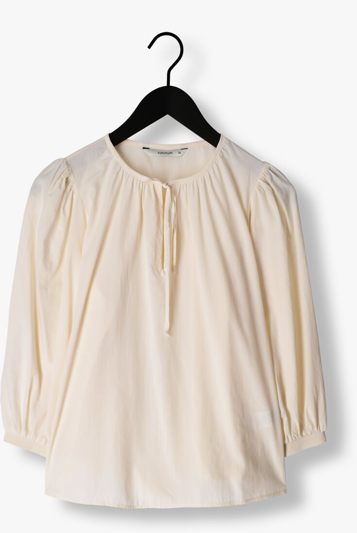 SUMMUM witte summum top top short sleeves modal blend