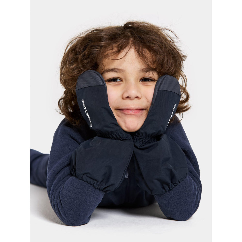 Navy Shell Kids Handsker - Didriksons → Luksusbaby.dk