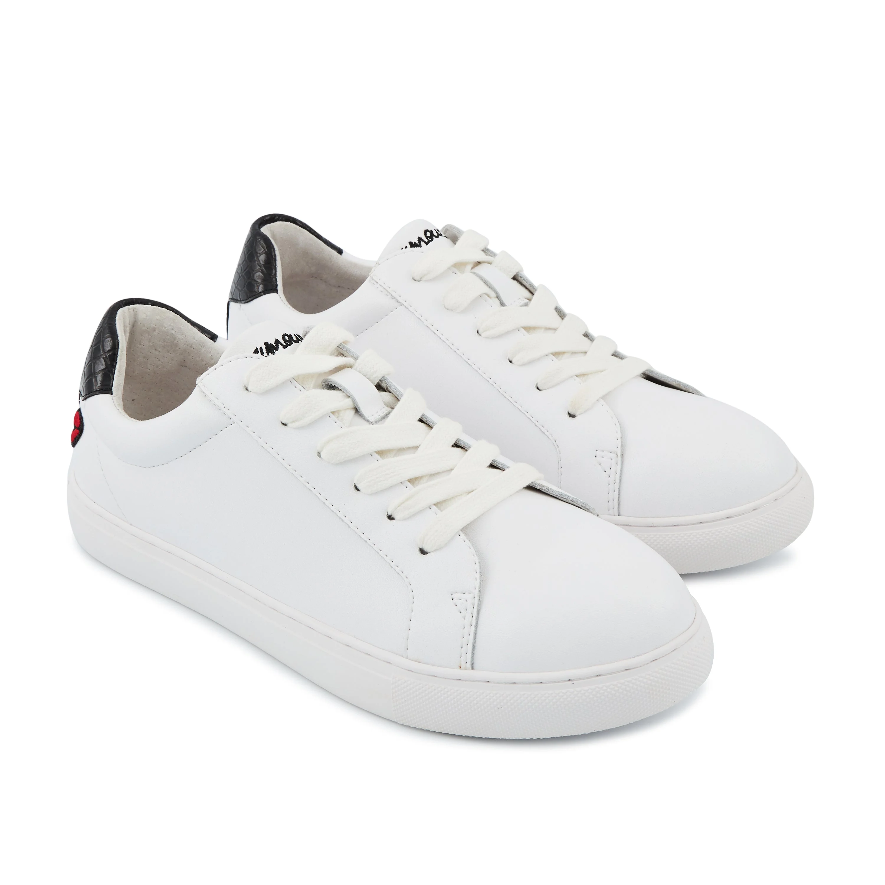 SIMONE PETIT AMOUR - Sneakers en cuir | Blanc