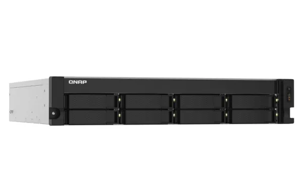 [OUTLET] - QNAP TS-832PXU - NAS-server - 8 bays - rackversion - SATA 6Gb/s - RAID RAID 0, 1, 5, 6, 10, 50, JBOD, 60 - RAM 4 GB - Gigabit Ethernet / 2.5 Gigabit Ethernet / 10 Gigabit Ethernet - iSCSI support - 2U