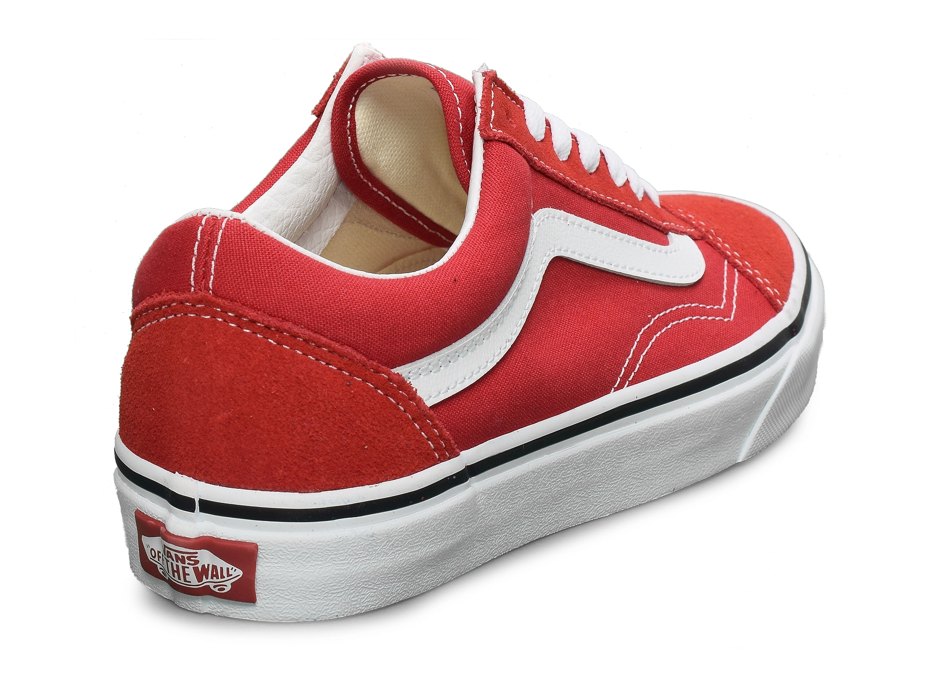Ua old skool rouge blanc