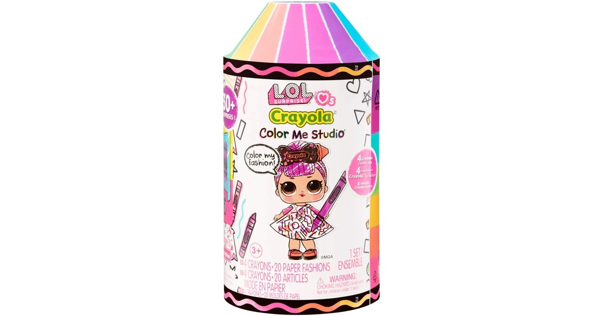 MGA EntertainmentL.O.L. Surprise! Loves CRAYOLA - Color Me Studio Speelfiguur  (Assortiment product)