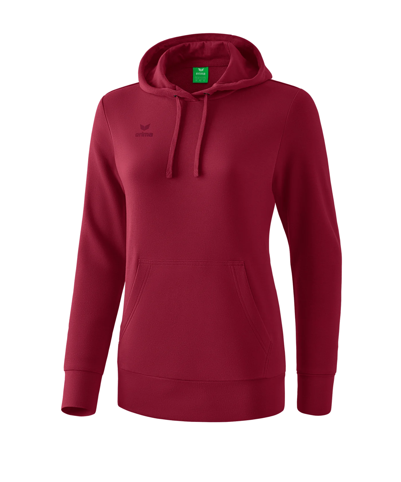 Erima Basic Hoody Damen Dunkelrot