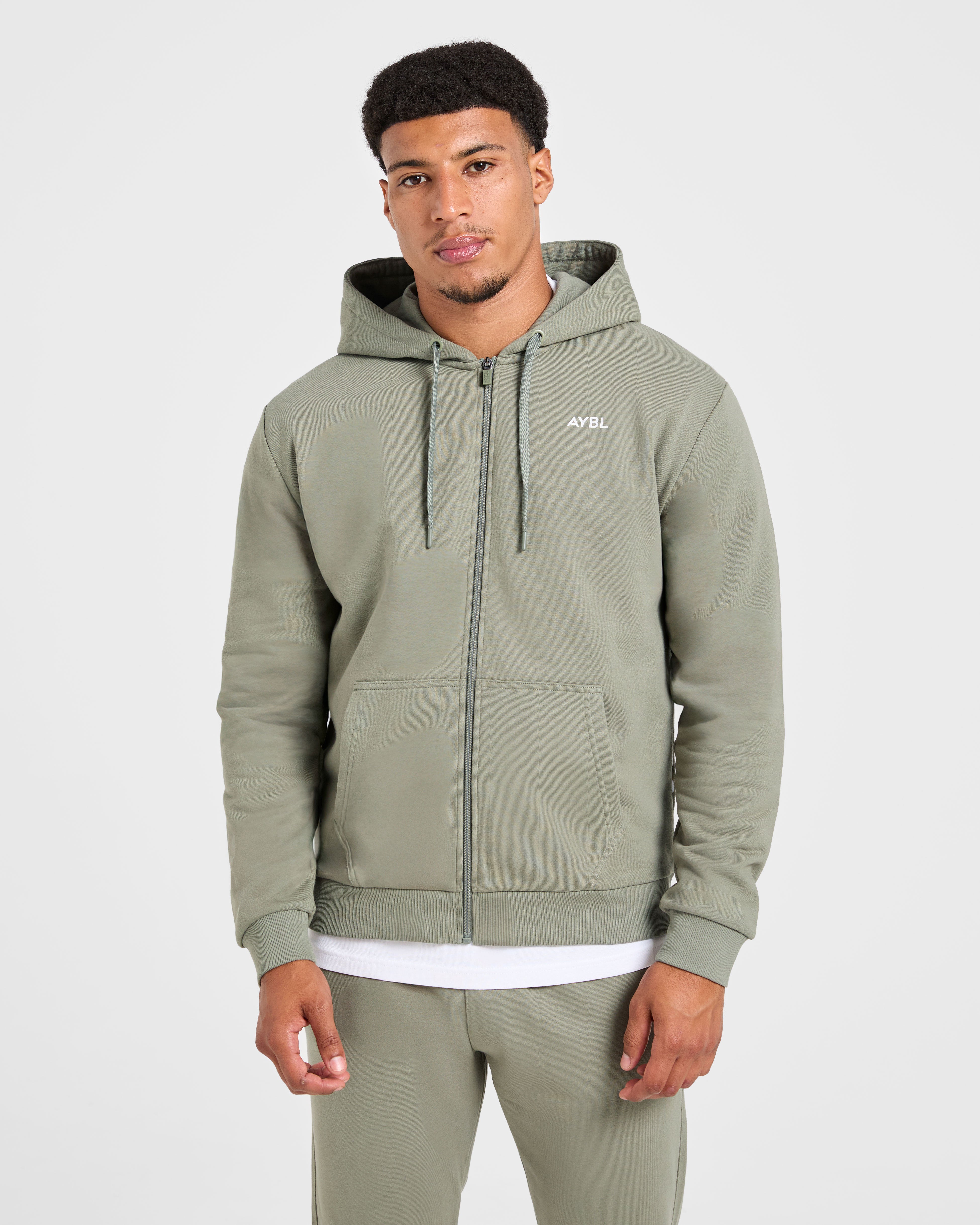 Essential Lightweight Zip Up Hoodie