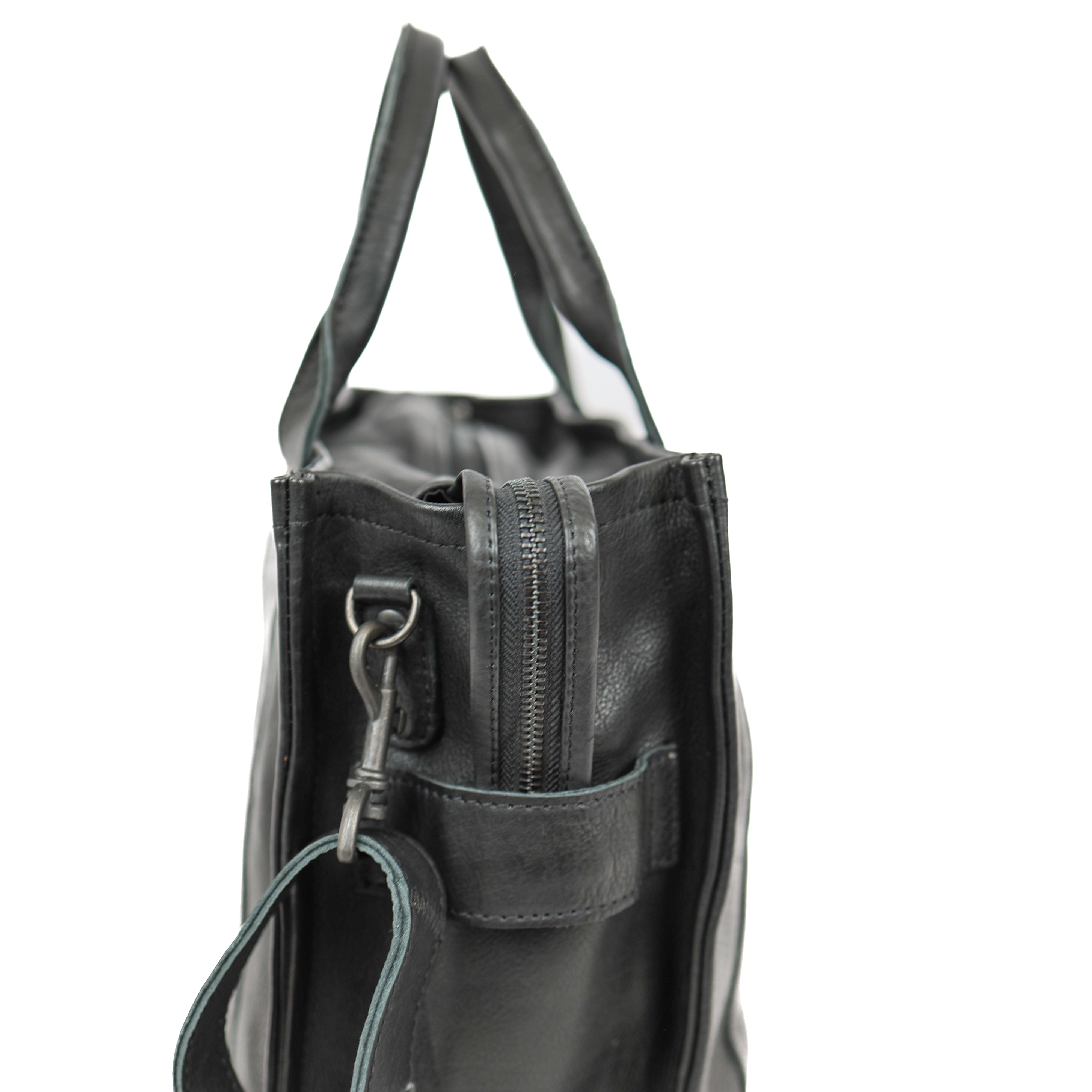 Tote bag 'Pepe' L zwart Zwart