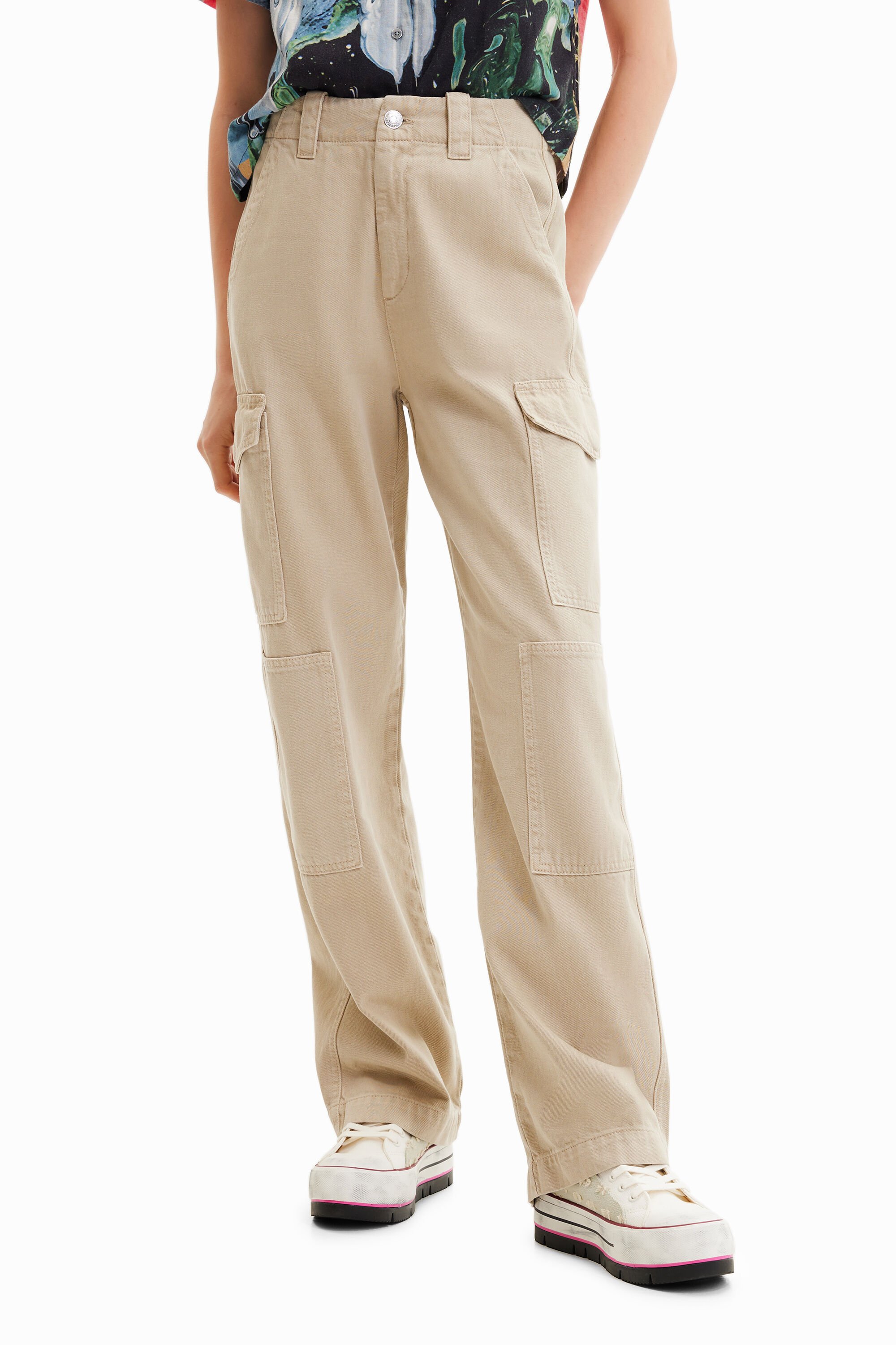 Pantalon cargo long