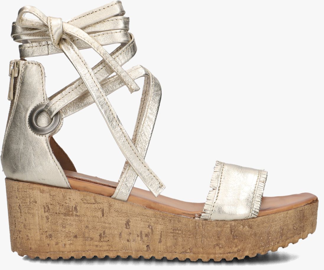 gouden ayana sandalen met hak 722007