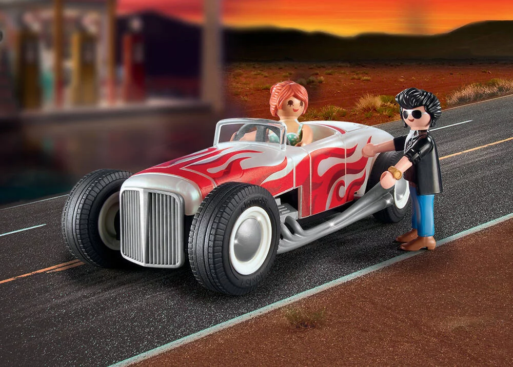 STARTERPACK VOITURE VINTAGE AVEC COUPLE  71078