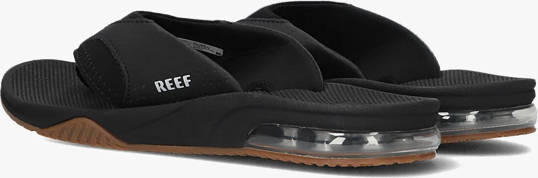 REEF zwarte reef slippers fanning boy