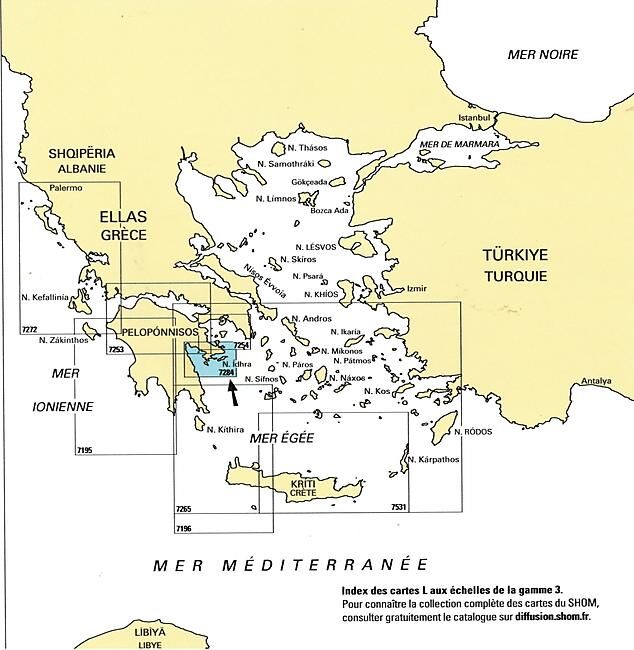 EPSHOM - 7284L DE ARGOLIKOS KOLPOS A NISOS POROS