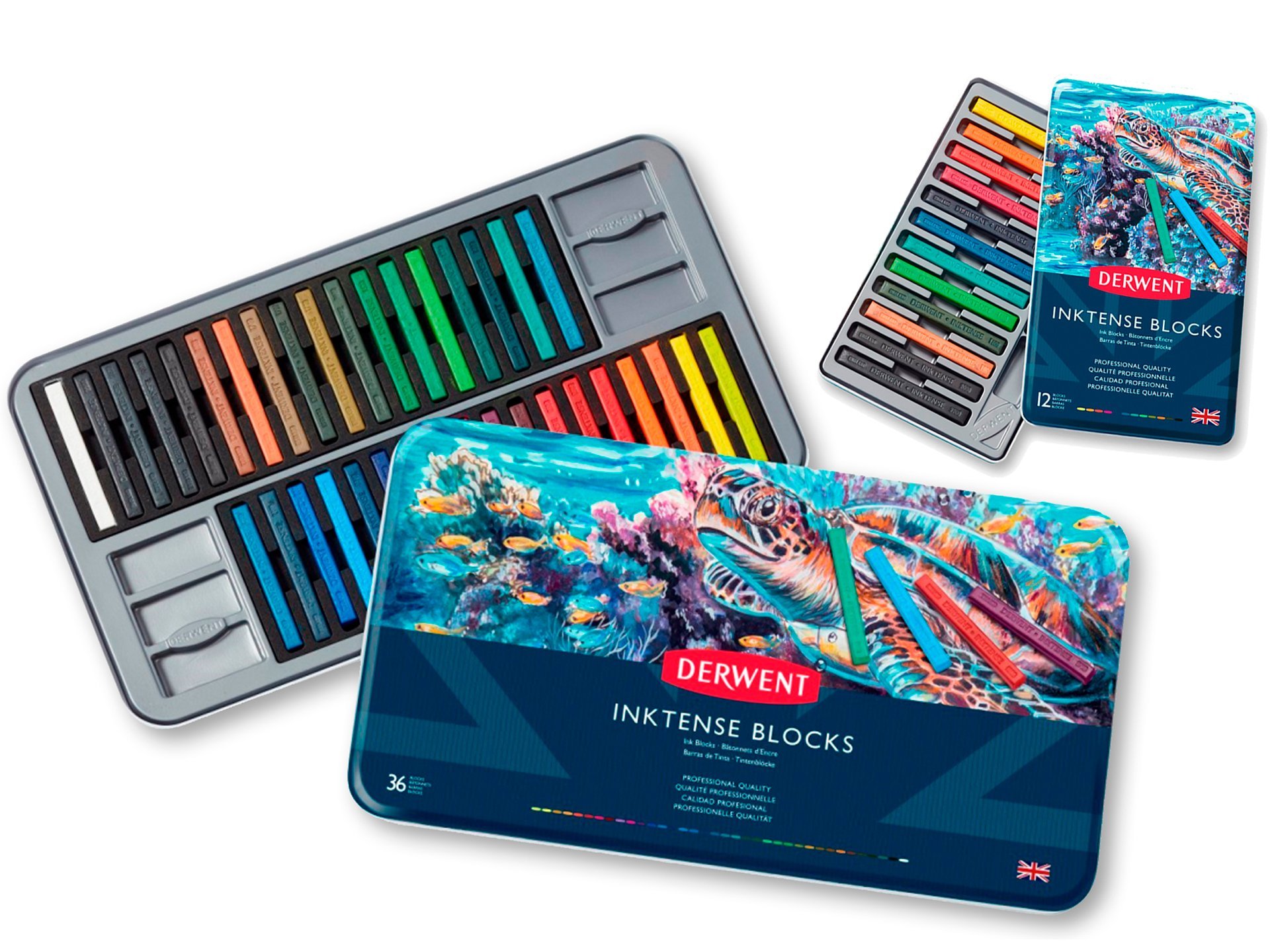Derwent Aquarellkreide Inktense Blocks, Set