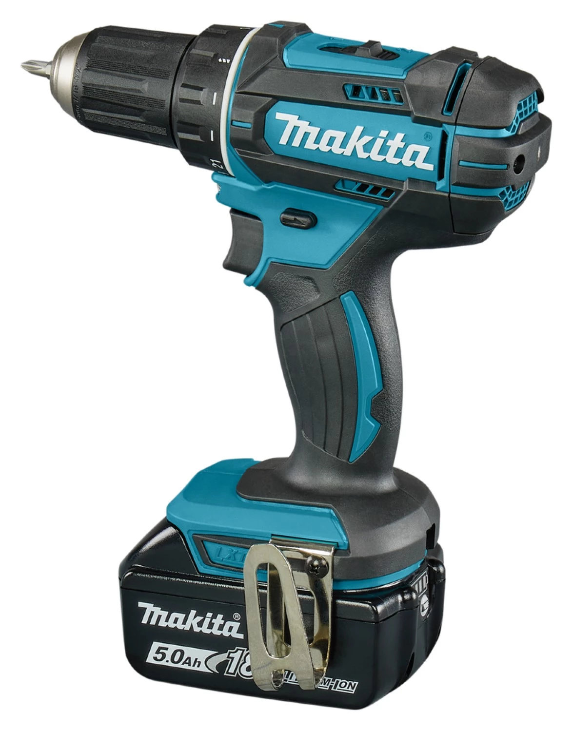 Makita DDF482RMJ 18V Li-Ion accu boor-/schroefmachine set (2x 4.0Ah accu) in Mbox