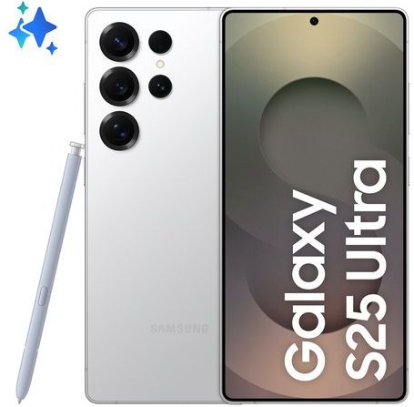 Samsung - Galaxy S25 Ultra - Mobiele Telefoon - Titanium Whitesilver - 256GB