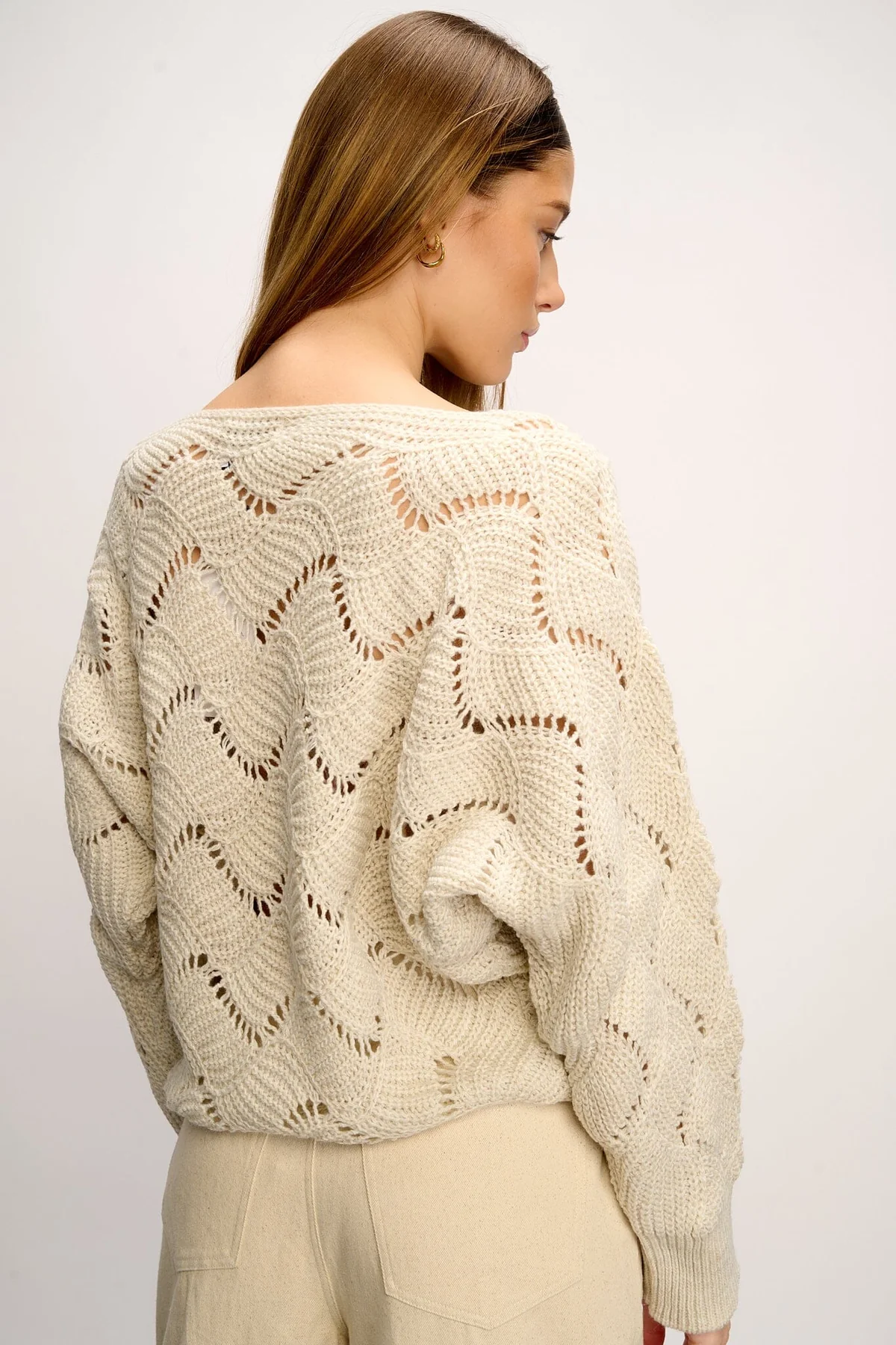 Noella Taffy Knit Sweater sand