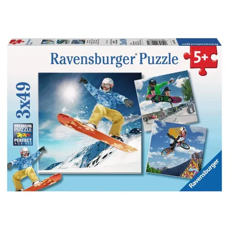 Ravensburger Puzzle Action Sport, 3 x 49 Teile