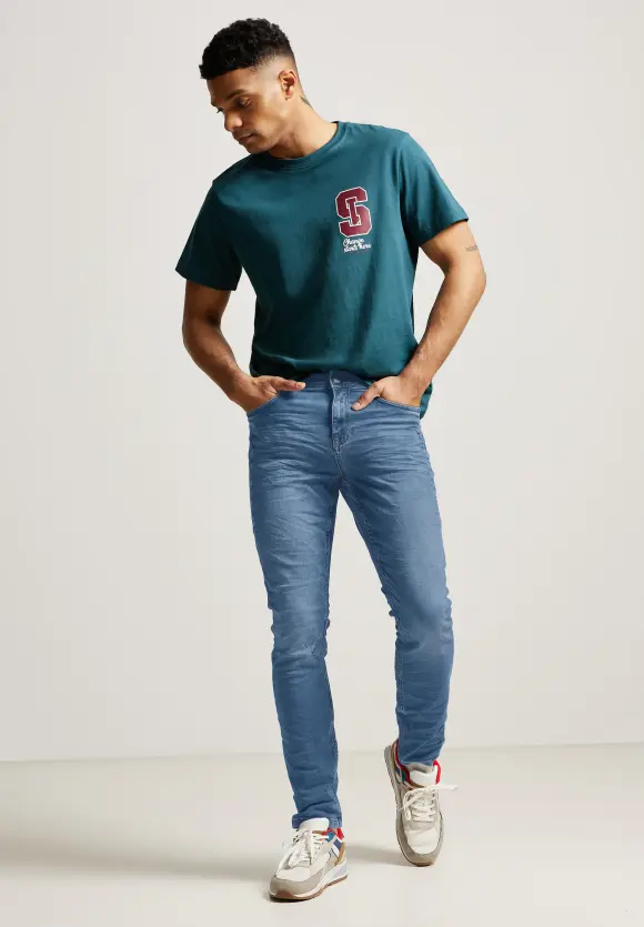 Regular Fit Jeans - clear blue random wash