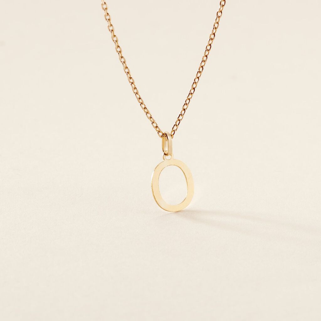 Pendentif Ionia Lettre Or Jaune