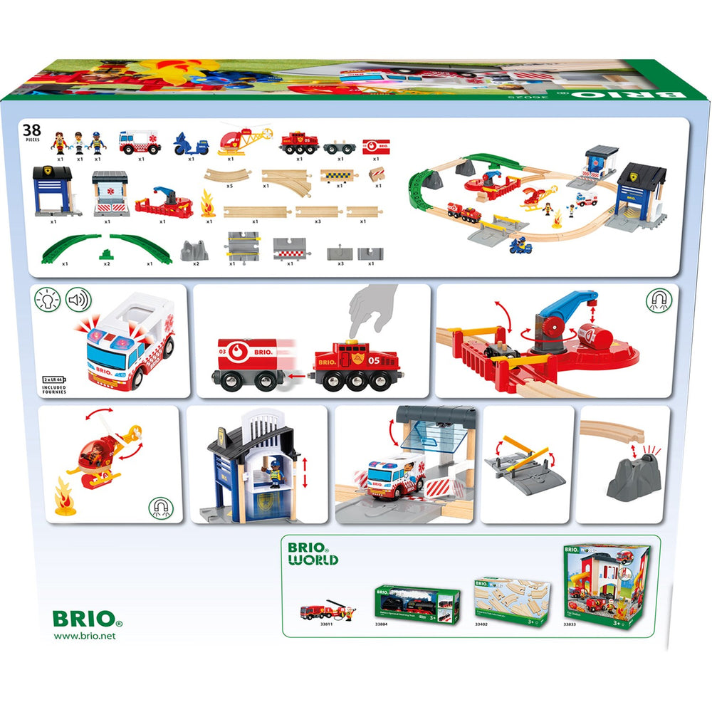 Køb BRIO® 36025 Rescue Team Togsæt