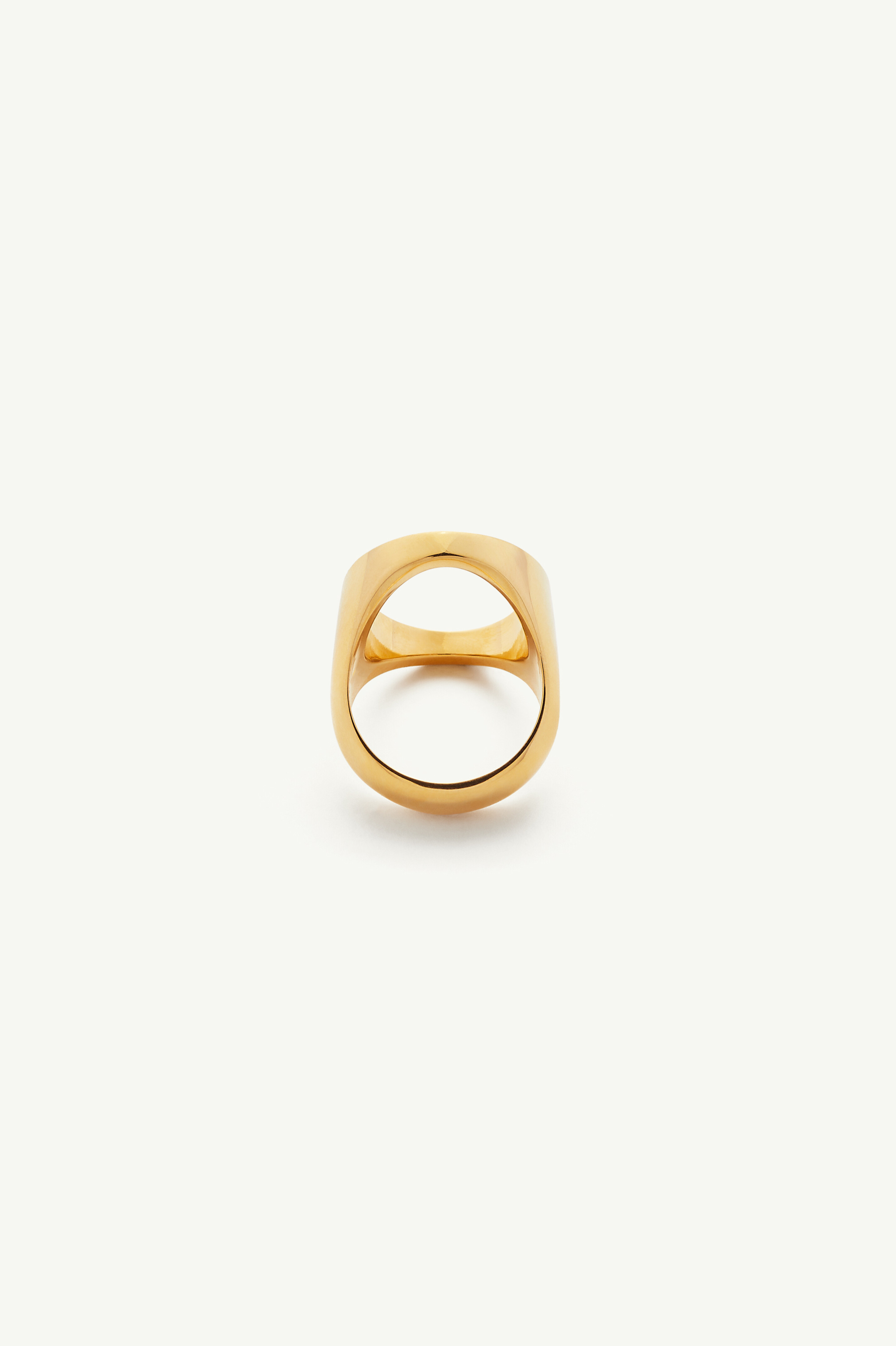 Bague chevalière pour femme | MM6 Or