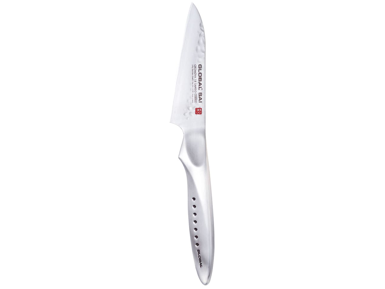 Couteau d'office SAI-S03R - Lame droite 9 cm - Global