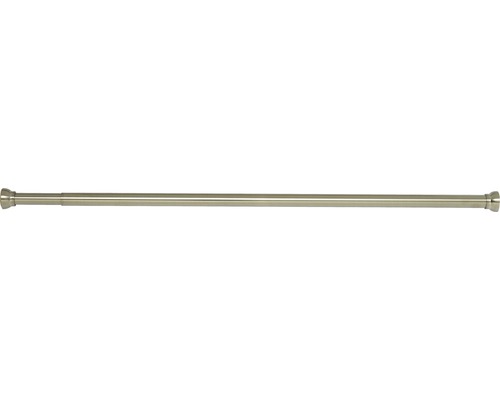 Telescopische douchestang Spirella Crete Brushed 125-220 cm geborsteld roestvrij staal