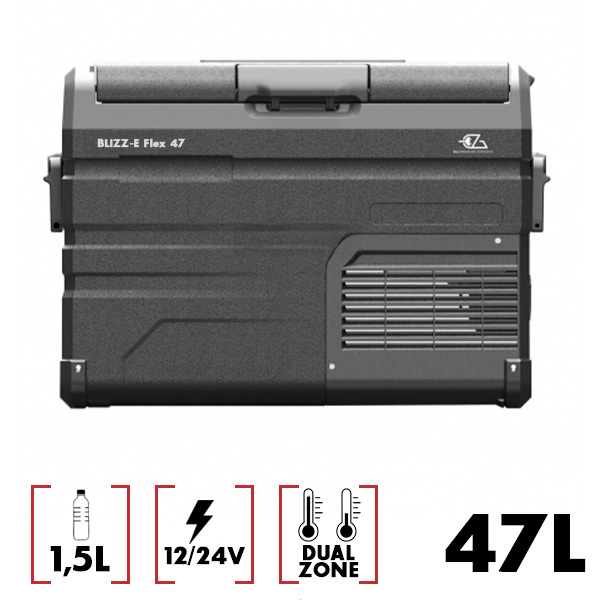Glacière modulable 47L à compression 12/24V EZA Blizz-E Flex