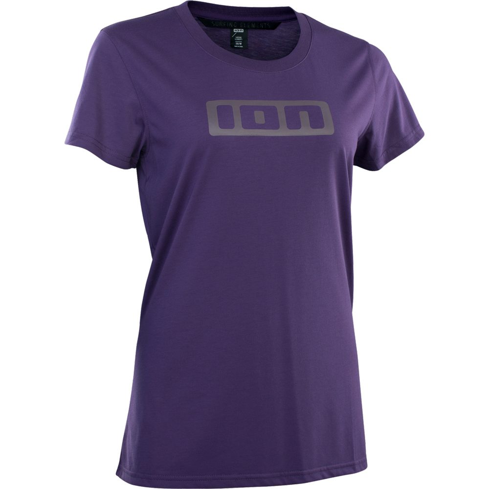 ION Logo DR Bikeshirt Damen dark purple