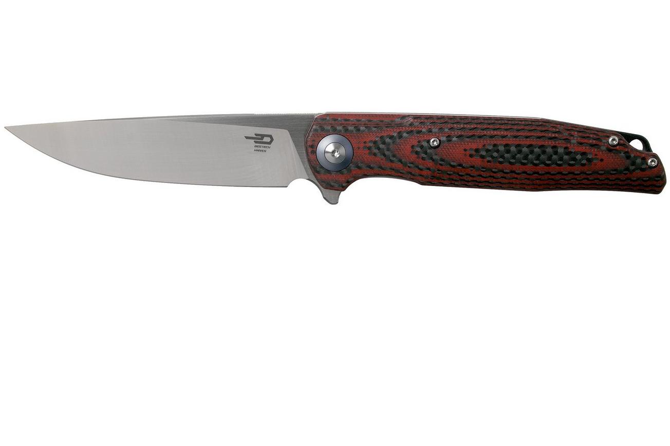 Bestech Ascot Red G10 & Carbonfiber BG19F zakmes