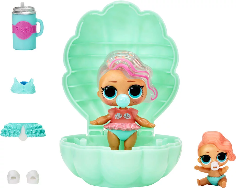 LOL SURPRISE - POUPEE  GLITTER COLOR CHANGE SURPRISE - BLEU
