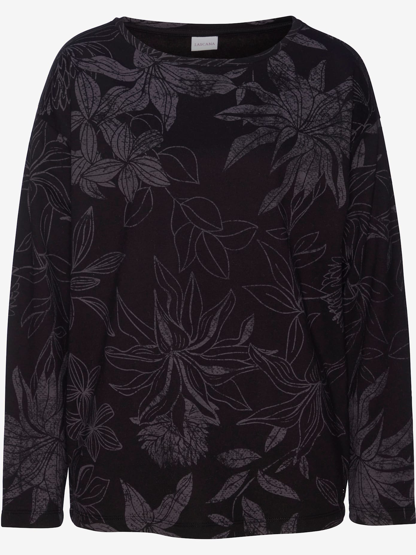 Sweatshirt confortable avec imprimé sur toute la surface
