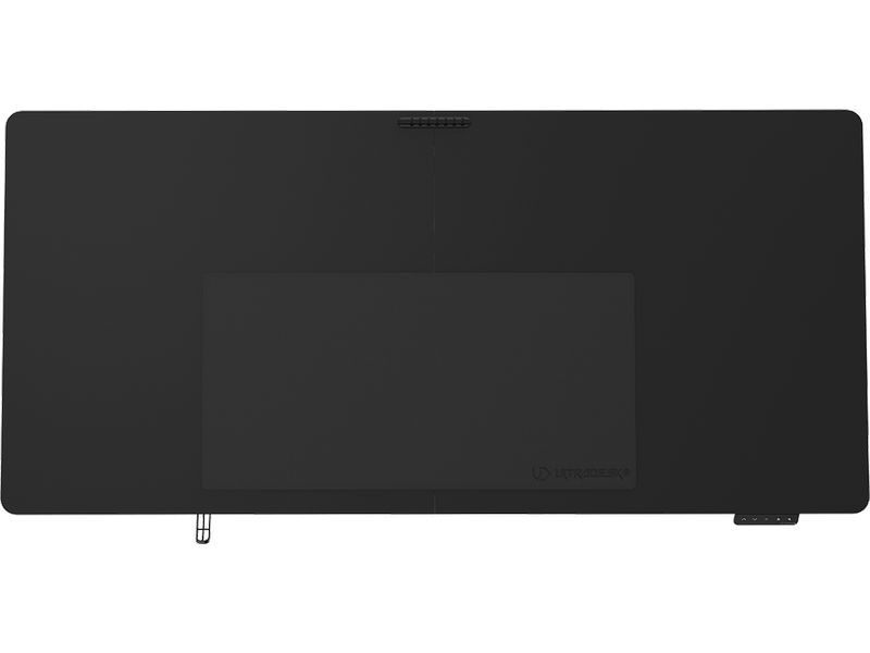 Ultradesk Gaming Tisch Uplift Schwarz Robuster Gaming-Tisch mit elektrischer und stufenloser Höhenverstellung