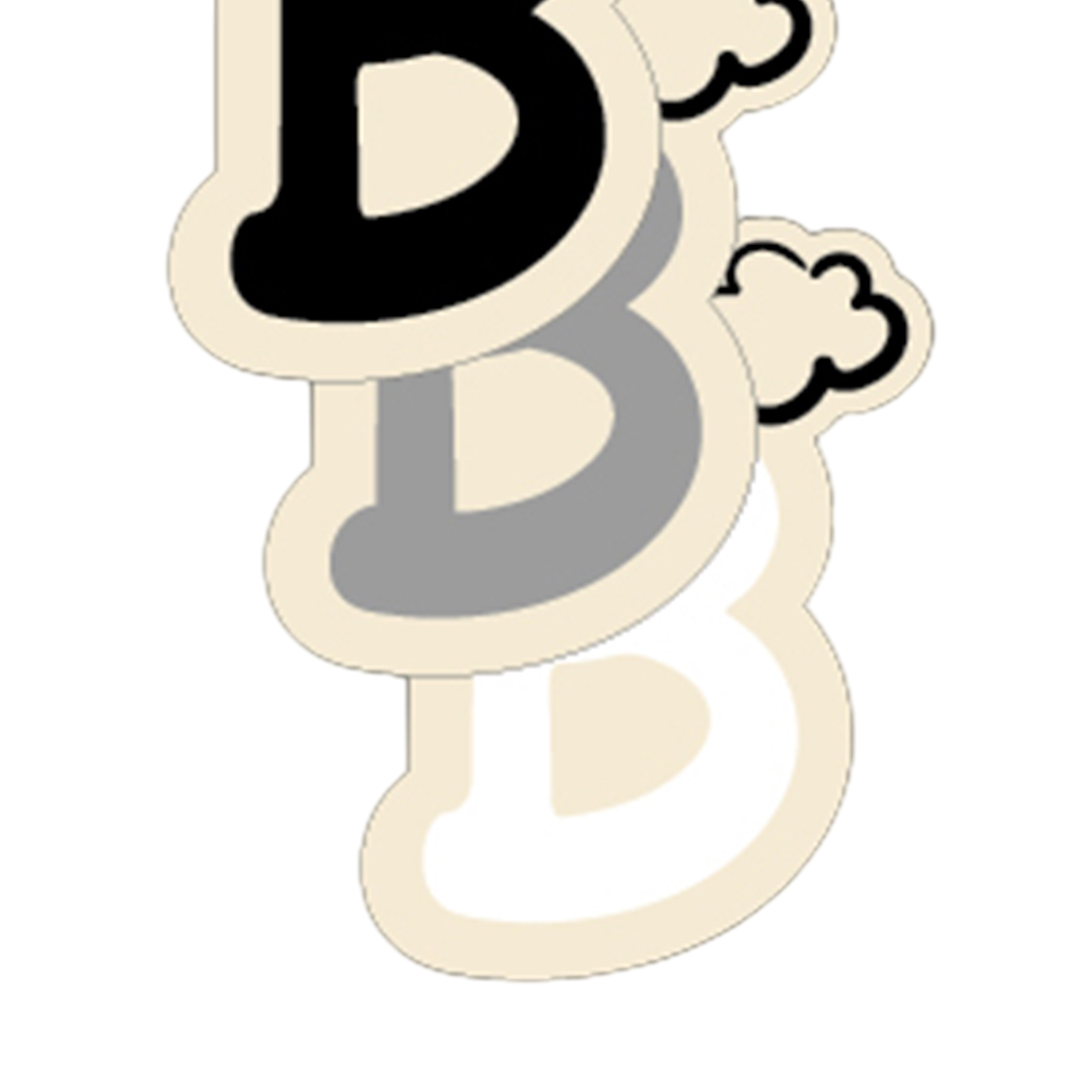 Buchstaben gross B
