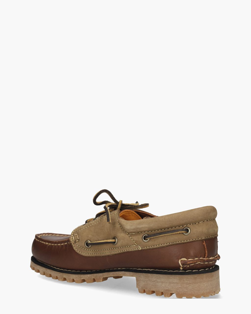 Timberland Authentics 3-Eye Classic Lug Boat Shoe Roodbruin Heren Veterschoenen