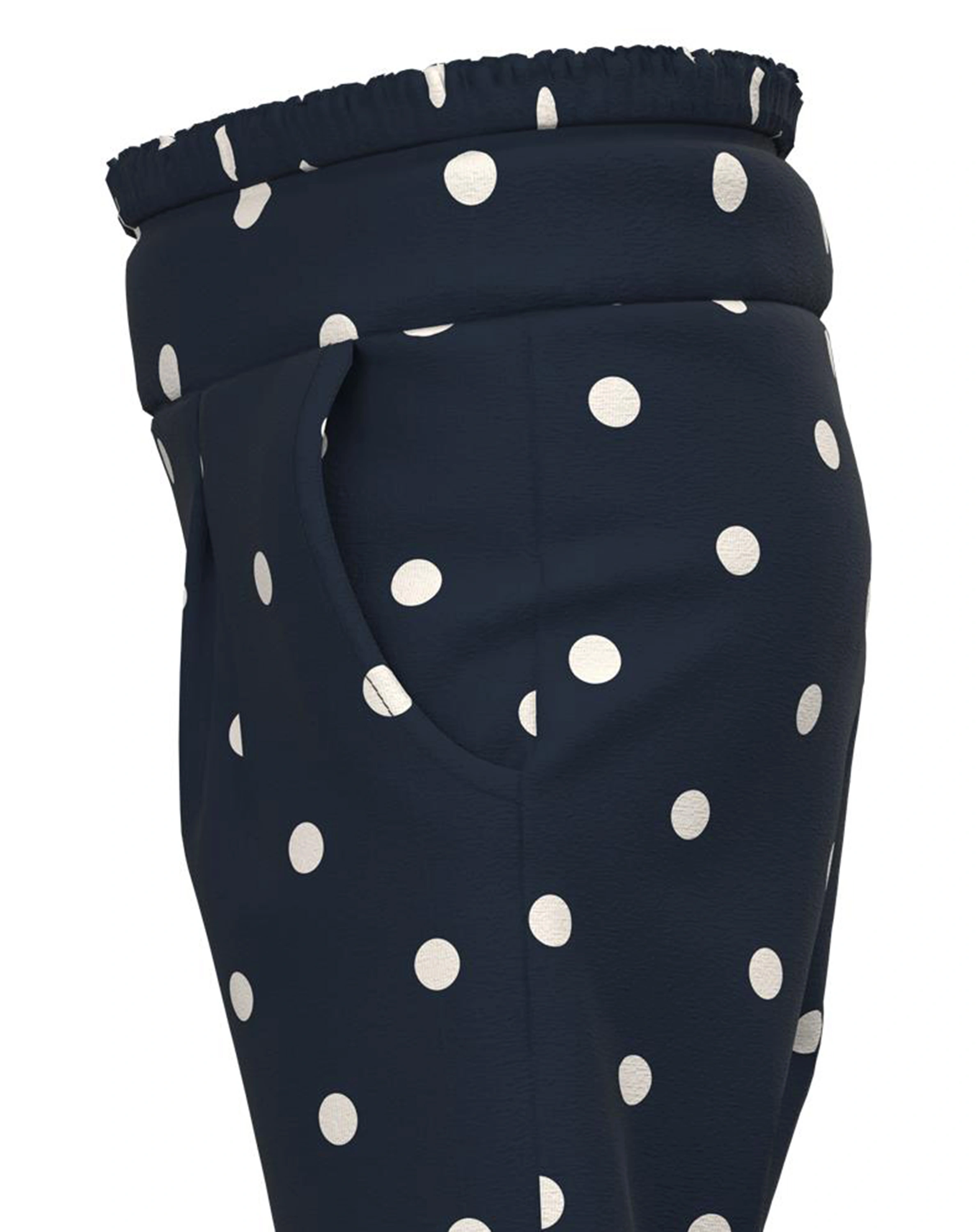 Jerseyhose NMFFANN gepunktet in dark sapphire