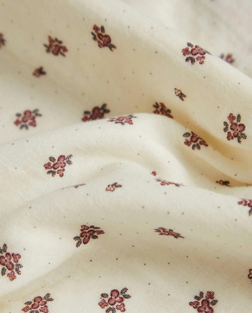 PANO DE MUSSELINA FLORAL INFANTIL (CONJUNTO DE 3)