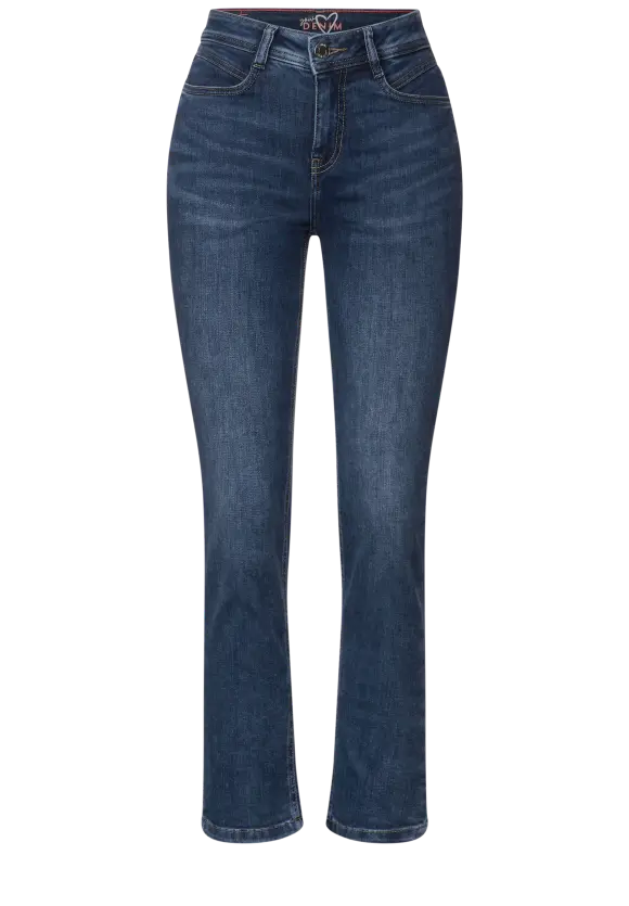 Slim Fit Jeans - deep indigo used wash
