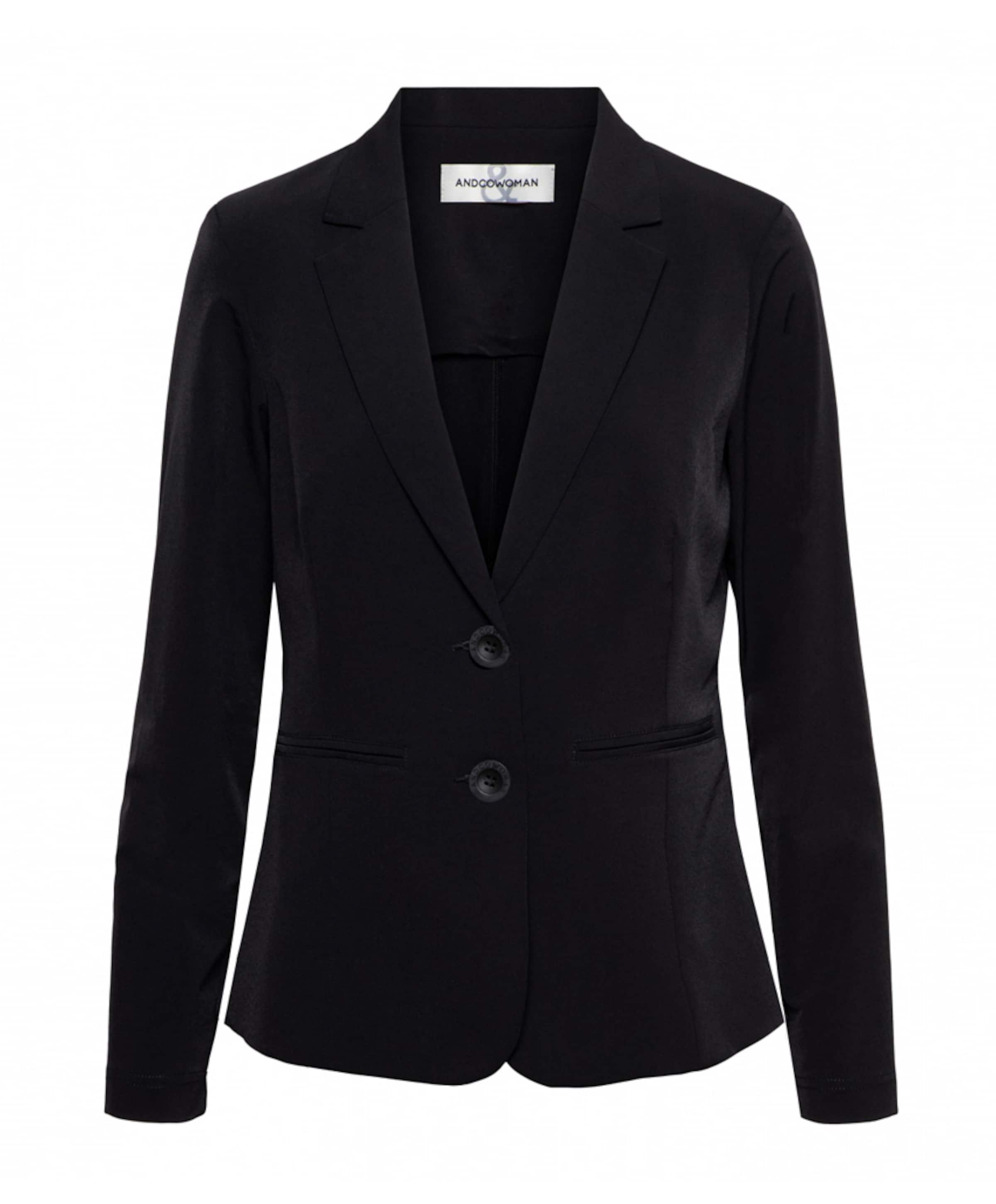 &Co Woman Dames blazer zwart