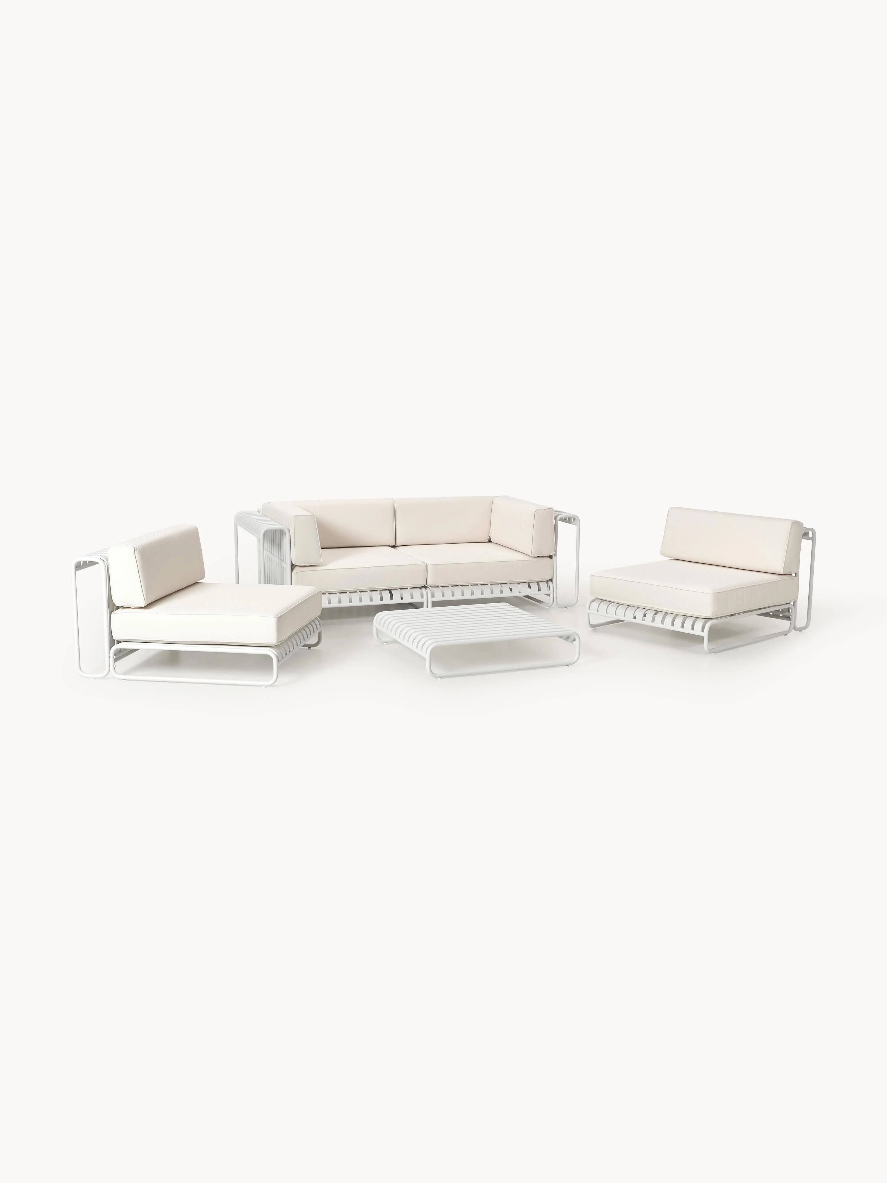 Tuin loungeset Caio, 4-delig