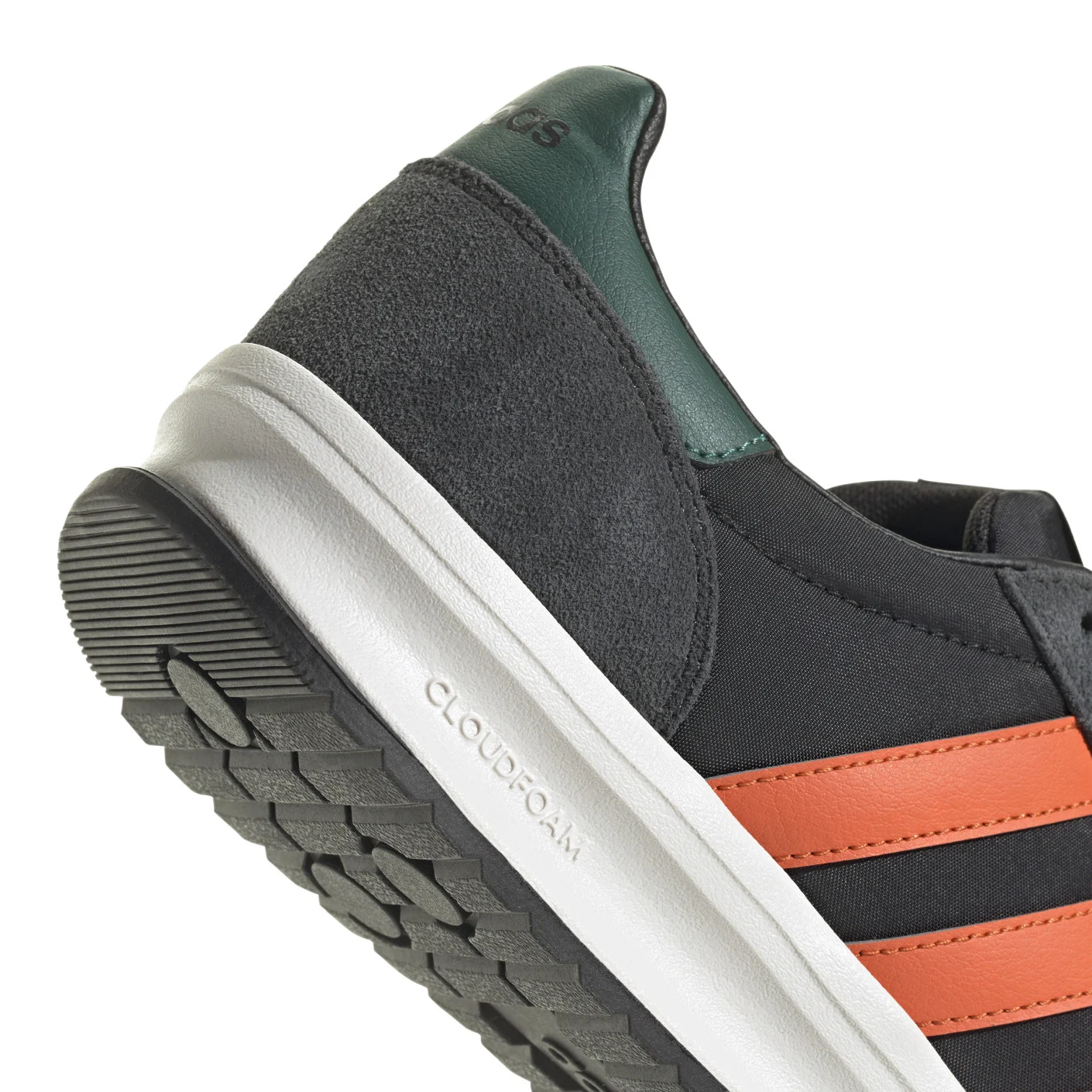 Adidas Run 70s 2.0 Sneakers Zwart Donkergrijs Felrood