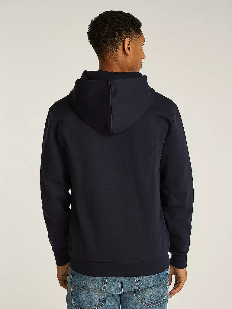 TOMMY HILFIGER Kapuzensweatjacek ESSENTIAL blau